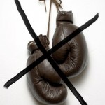 Rangez les gants de boxe